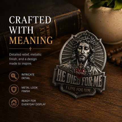 Faith emblem crafted with meaning