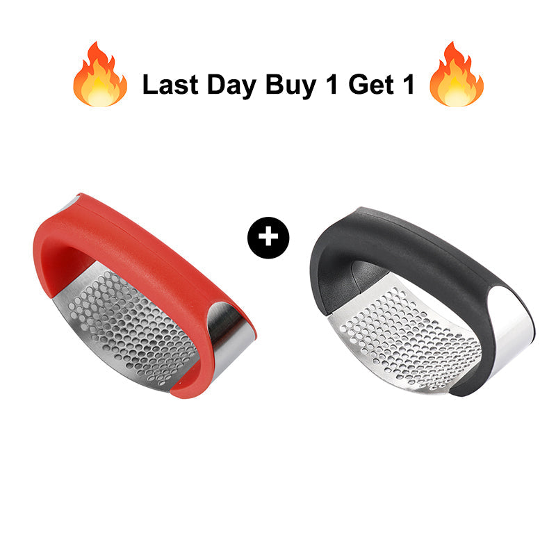 🔥Last Day Buy 1 Get 1 Free AUD$13.99 Each🔥430 Stainless Steel Ring Garlic Press
