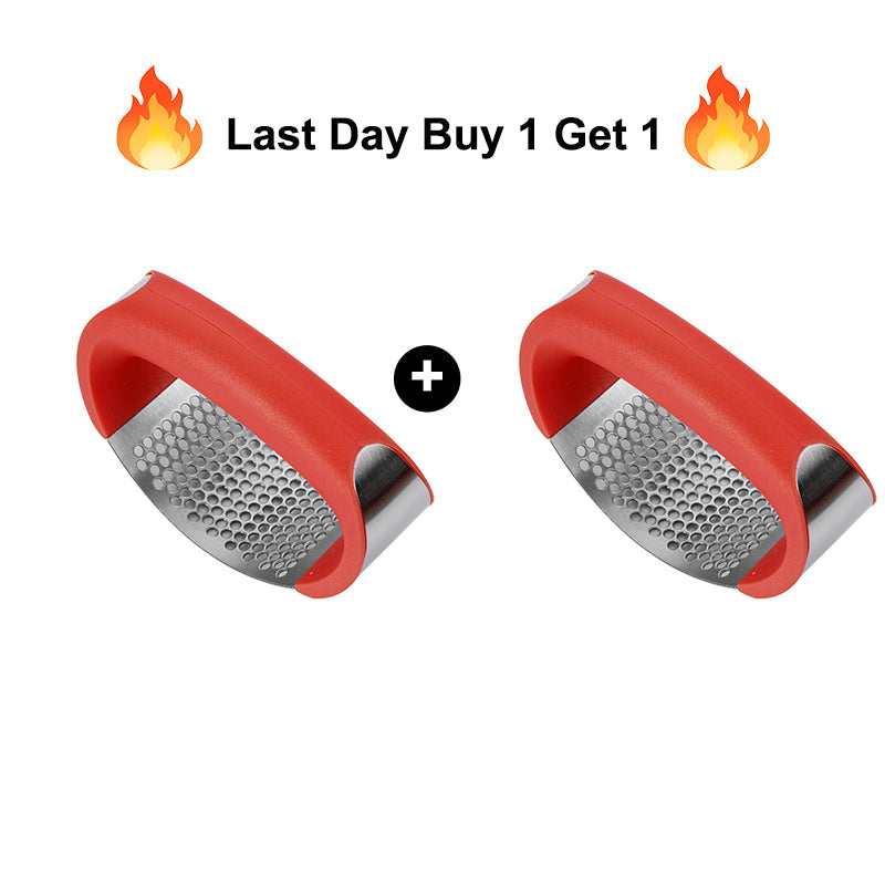 🔥Last Day Buy 1 Get 1 Free AUD$13.99 Each🔥430 Stainless Steel Ring Garlic Press
