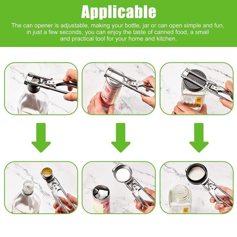 🔥Last Day Buy 2 Get 1 Free🔥Adjustable Stainless Steel Jar Opener