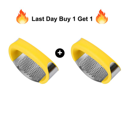 🔥Last Day Buy 1 Get 1 Free AUD$13.99 Each🔥430 Stainless Steel Ring Garlic Press
