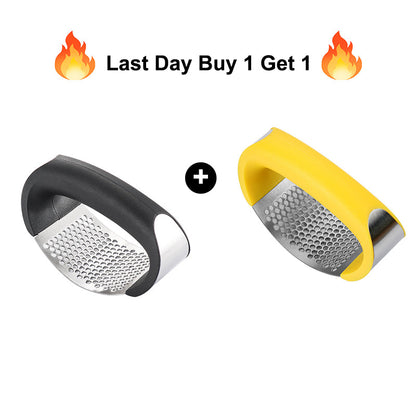 🔥Last Day Buy 1 Get 1 Free AUD$13.99 Each🔥430 Stainless Steel Ring Garlic Press